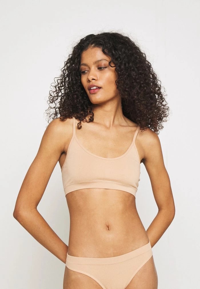 Soutien Gorge Sport ANNA FIELD Anna Field 2pp Seamless Crop Top Marron Femme | ISX-4409121